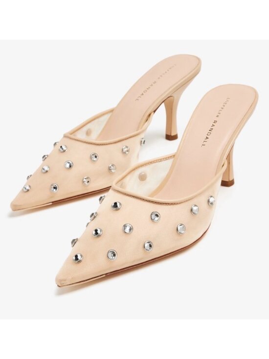 Loeffler Randall Paloma Embellished Pointed Toe Mule (Women  Loeffler Randall Paloma Embellished Pointed Toe Mule Sz 11.5